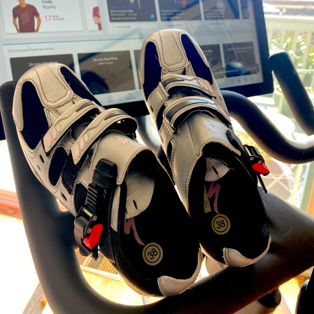 Specialized brand bike shoes - compatible with Peloton!